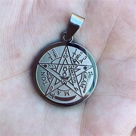 Tetragrammaton in 2021 | Handmade pendants, Protective charms, Pink ...