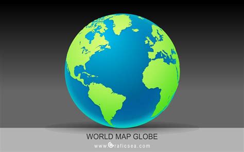 3D World Map Globe CDR Vector Free Download | Graficsea