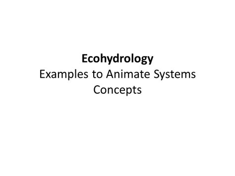 Ecohydrology Fall 2015 Matt Cohen SFRC. - ppt video online download