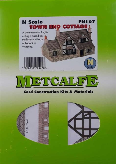 Metcalfe Building Kits – N Scale – Town End Cottage- #PN167 – Mr Models