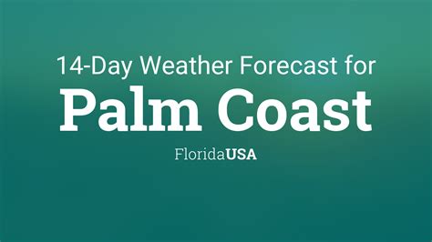 Palm Coast, Florida, USA 14 day weather forecast