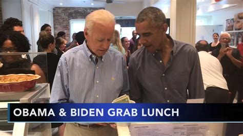 Barack Obama, Joe Biden spotted having lunch at D.C. bakery - ABC13 Houston