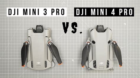 DJI Mini 4 Pro vs Mini 3 Pro - Physical comparison - YouTube