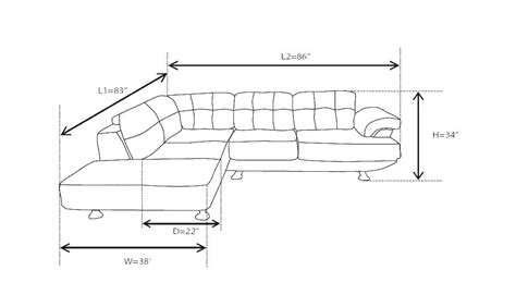 Standard Sofa Dimensions Metric - Sofa Design Ideas