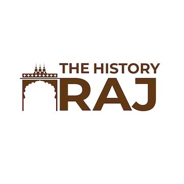 Premium Vector | Rajasthan logo history logo concept raj logo template ...