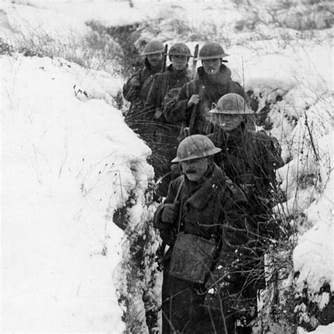 British soldiers in a reserve trench during winter. . #ww1 #worldwar1 #worldwarone #history #war ...