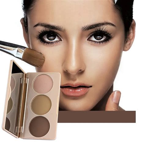 Concealer contouring Makeup 3 colors Repair Capacity Powder Highlights Shadow Blush Boxizer ...