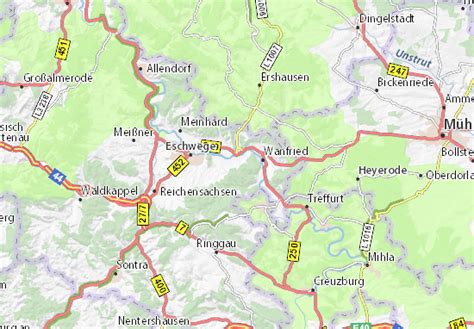 MICHELIN Aue map - ViaMichelin