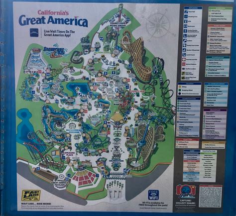 Boomerang Bay Great America Map | Ikwileenprentenboek - California's ...