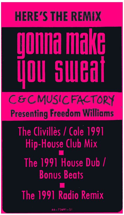 C&C Music Factory - Gonna Make You Sweat (Everybody Dance Now) (Remix ...