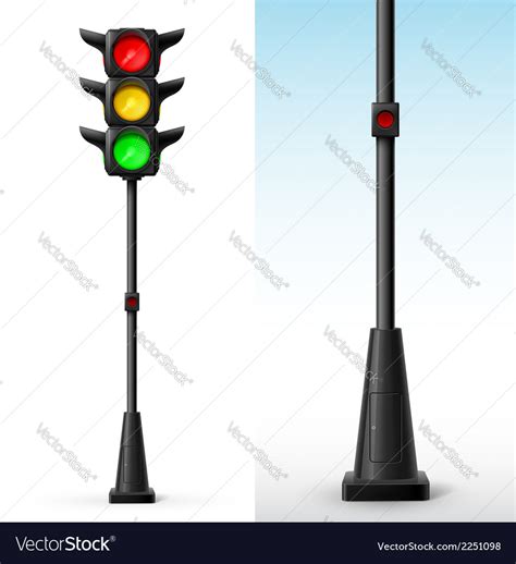 Traffic light Royalty Free Vector Image - VectorStock