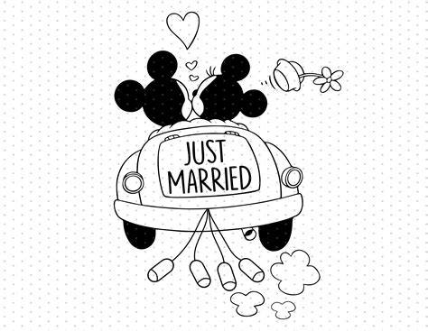 Mickey And Minnie Wedding Clip Art