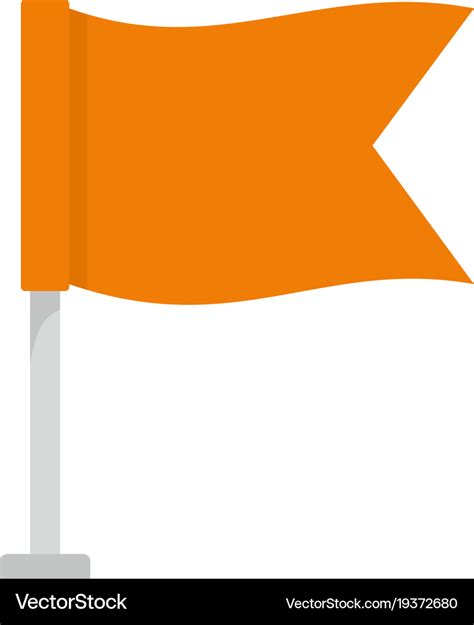 Flag icon flat style Royalty Free Vector Image