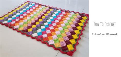 Crochet Entrelac Blanket