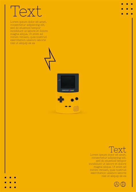 Yellow Gaming Poster | Poster Template