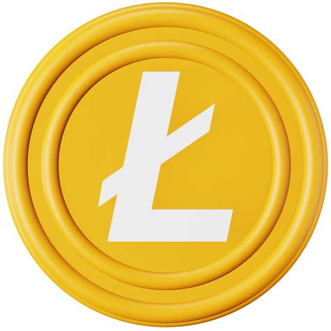 Litecoin LTC 3d rendering isometric icon. 13373703 PNG