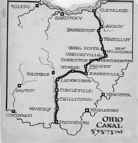 Maps - The Ohio and Erie Canal