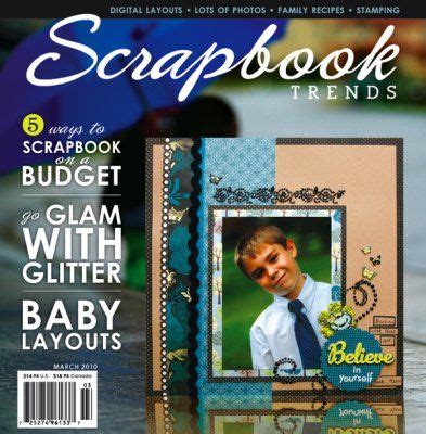 This is one of the nicest scrapbooking magazines I've seen! It has lots ...