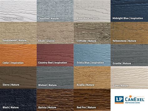 #DidYouKnow LP CanExel is prefinished in 19 colours by Valspar Paint, including two bra… | Vynil ...