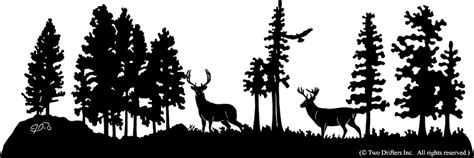 Free Deer In Woods Silhouette, Download Free Deer In Woods Silhouette png images, Free ClipArts ...
