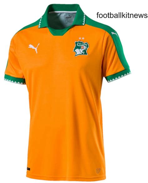 New Ivory Coast AFCON Jersey 2017- Cote d'Ivoire Puma Home Shirt 16-17 | Football Kit News| New ...