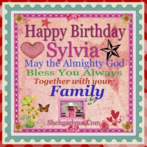 My Journey: Happy Birthday Sylvia