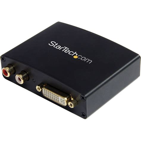 StarTech DVI to HDMI Video Converter with Audio (Black)