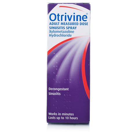 Otrivine Nasal Spray (sinusitis) | Catarrh and Congestion | Chemist Direct