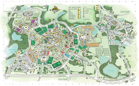 UCF map - Map of UCF (Florida - USA)