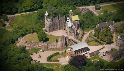 Alton Castle aerial photograph | aerial photographs of Great Britain by Jonathan C.K. Webb