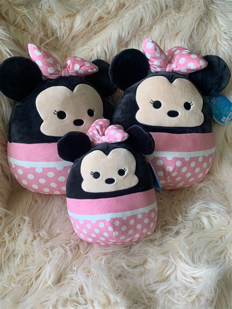 Personalized Disney squishmallows 12 in and 8 in Minnie | Etsy