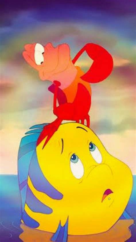 Sebastian and Flounder | Little mermaid wallpaper, Disney, Disney sidekicks