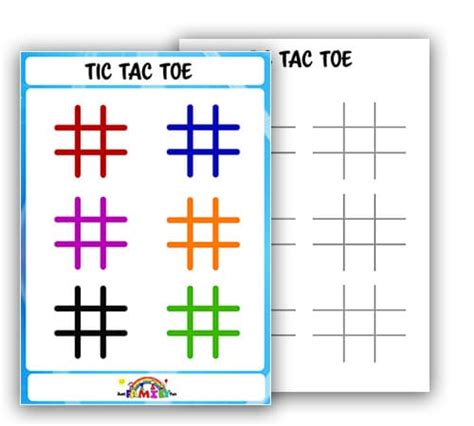 FREE Printable Tic Tac Toe Game Templates Just Family Fun, 43% OFF