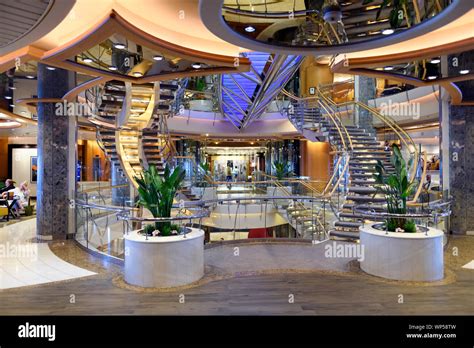 Independence of the seas cruise ship interior inside stair cases and ...