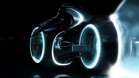 Tron motorcycle movie scene HD wallpaper | Wallpaper Flare