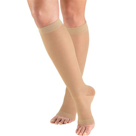 Buy Truform Sheer Compression Stockings, 15-20 mmHg, Women's Knee High ...