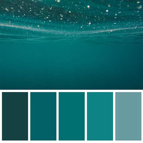 Ocean Blue and Green Hues