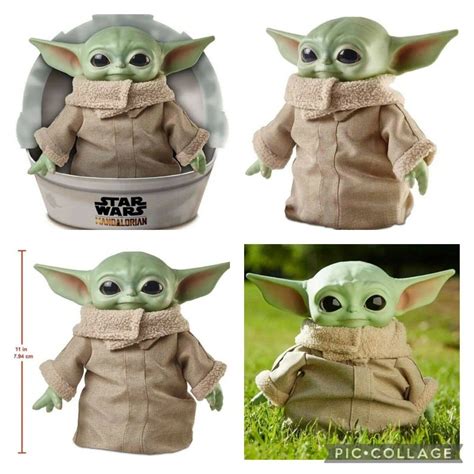 The Child 11-inch Plush Baby Yoda Grogu Star Wars the | Etsy