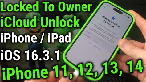 iOS 16.3.1 iCloud Unlock iPhone 11, 12, 13, 14 Locked To Owner ...