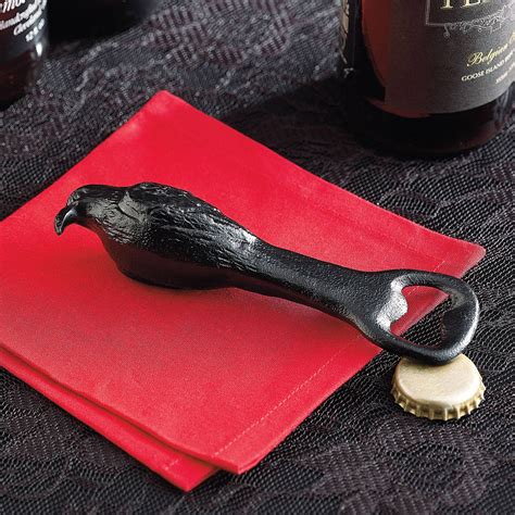 Cast Iron Raven Bottle Opener | The Green Head