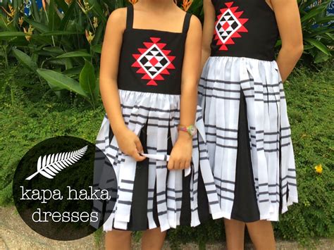 Random Crafting Adventures: Kapa Haka Dresses for Uniting Nations Week