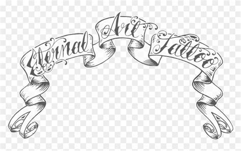 13 Latest Banner Tattoo Designs, Ideas And Stencils - Tattoo Banner, HD Png Download - 788x447 ...