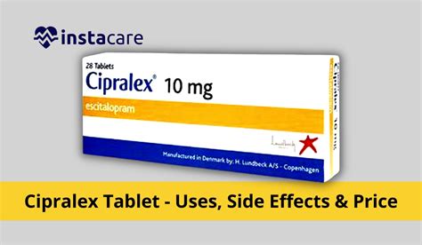 Cipralex Tablet - Uses, Side Effects, and Price in Pakistan