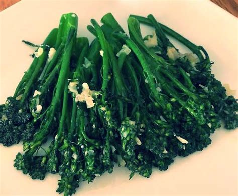 Sauteed Garlic Baby Broccoli | Just A Pinch Recipes