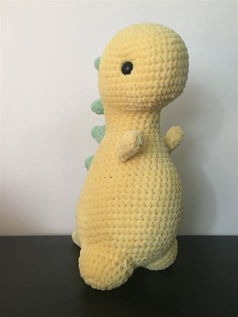 Custom Crochet Dinosaur Plushie - Etsy