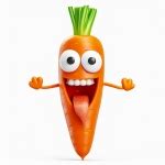 Carrot, Funny Cartoon, Vegetable Free Stock Photo - Public Domain Pictures