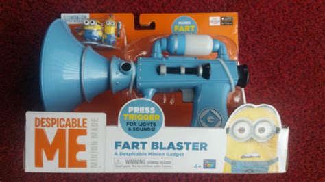 Despicable Me Minions Minion Fart Blaster Gun with 2 mini figures - Brand NEW | eBay