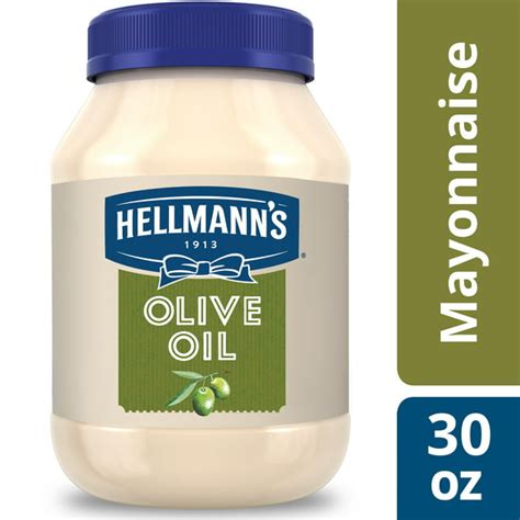 Hellmann's Mayonnaise Dressing with Olive Oil Mayo 30 oz - Walmart.com - Walmart.com