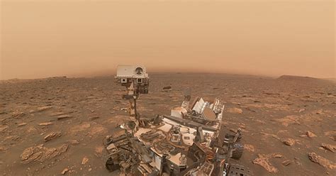 Curiosity Rover Takes Mars Selfie in Spite of Massive Dust Storm