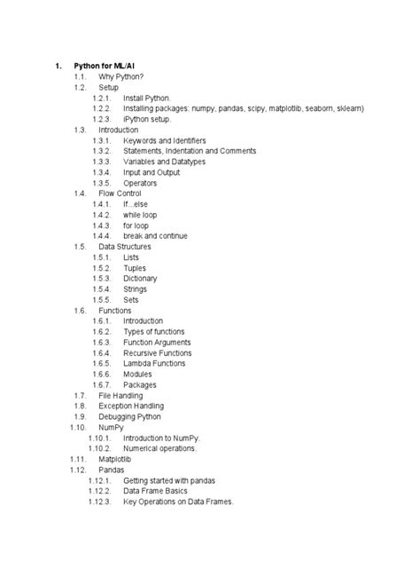 AI Syllabus Course | PDF | Support Vector Machine | Normal Distribution